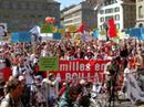 Im April hatten in Bern schon mehrere tausend Menschen für den Erhalt des Werkes demonstriert.