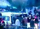 TV-Aufnahmen nach dem Anschlag auf Benazir Butto.