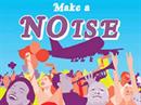 Die Aktion wurde unter dem Slogan «Make a Noise» organisiert.