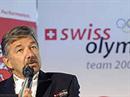 Jörg Schild (Präsident Swiss Olympic) an der Medienkonferenz.