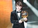 Der strahlende Weltfussballer Lionel Messi.