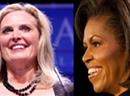 Wie nervige Mütter, die flammende Plädoyers für banale Söhne halten: Anne Romney, Michelle Obama