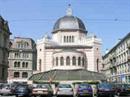 Die Synagoge von Genf war 2005 mit antisemitischen Sprayereien verunstaltet worden.