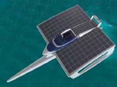 Eine Illustration des geplanten Solar-Schiffs.