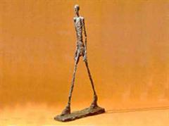 Giacomettis Bronzefigur «L'homme qui chavire» (1950) wurde für 18,5 Millionen Dollar verkauft.