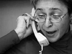 Die ermordete russische Journalistin Anna Politkowskaja