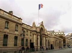 Teilweise ziemlich runtergekommen: Der Elyséepalast  in Paris.