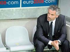 Der einsame italienische Nationaltrainer Roberto Donadoni.