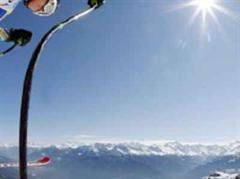 Die Schweizer Skistation verzichtete dieses Jahr: Anja Pärson 2008 in Crans-Montana.