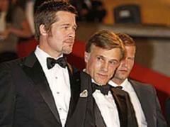 Brad Pitt, Christoph Waltz und Til Schweiger an der Premiere von «Inglourious Basterds» in Cannes.