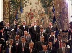 Die G-7 Minister unter sich (Archiv).