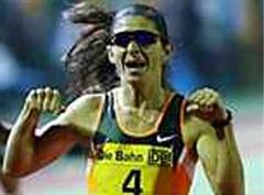 Die Mexikanerin Ana Guevara mit neuem Weltrekord über 300m.