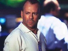 Überlässt nichts dem Zufall: Bruce Willis zu Gast im Fitnessstudio.