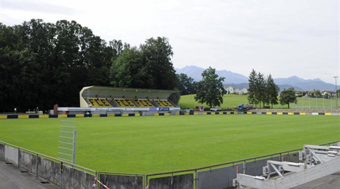 Der FC Luzern kann sich bestimmt schönere Orte vorstellen um Fussball zu spielen.