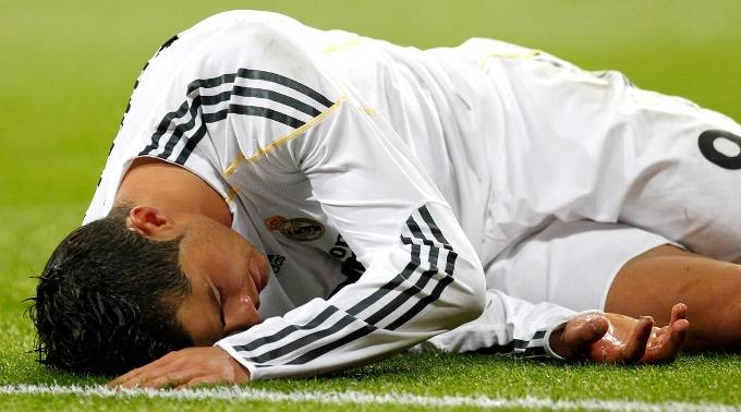 Cristiano Ronaldo fällt für drei Wochen aus. (Archivbild)
