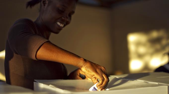 Wählerin in Haiti: «Die Demokratie hat gesiegt».
