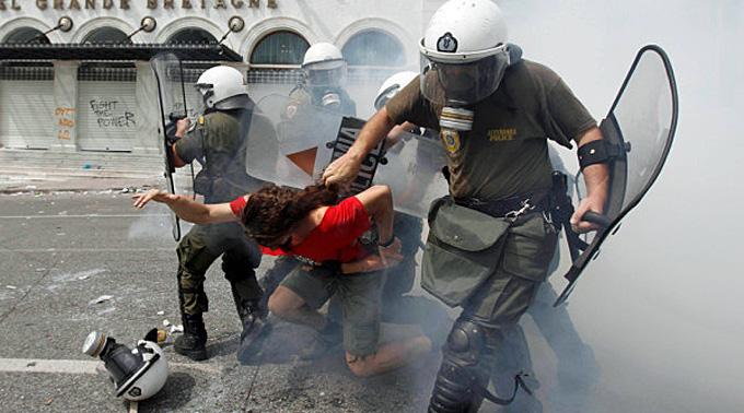 Mit Tränengas gegen protestierende Bürger. (Archivbild)