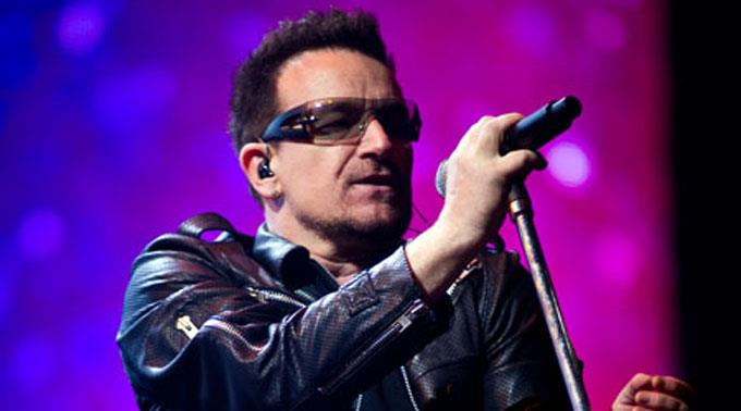 Bono, Sänger von U2.