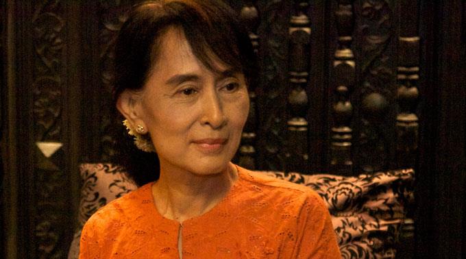 Burmesische Oppositionsführerin Aung San Suu Kyi