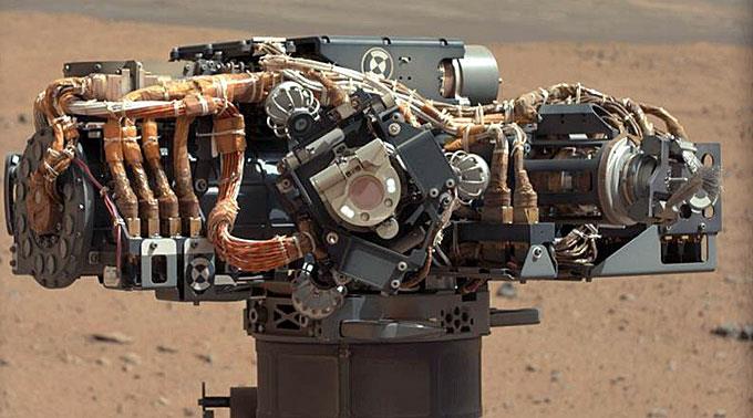 Der «Curiosity»-Roboter hat viele Fotos zur Erde geschickt.