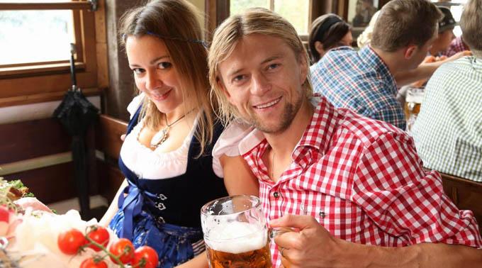 Das war wohl das letzte Oktoberfest als Bayern-Spieler für Anatoliy Tymoshchuk.