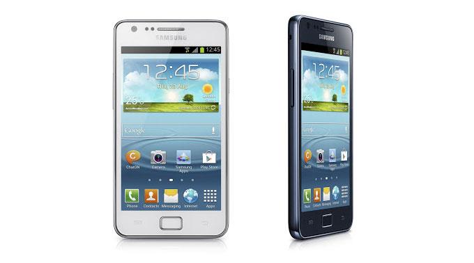 Samsung Galaxy S2 Plus.