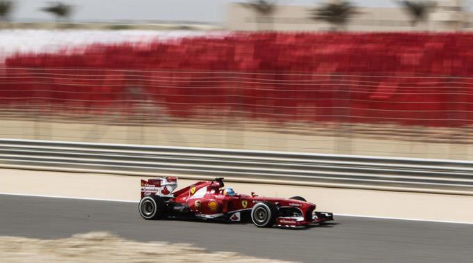 Fernando Alonso in Bahrain.
