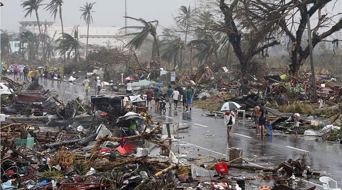 «Haiyan» war am 8. November quer über die Philippinen gezogen.