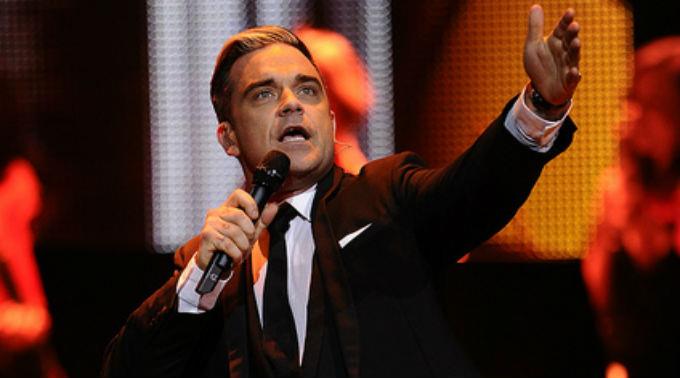 Robbie Williams bei der diesjährigen Bambi-Verleihung in Berlin.