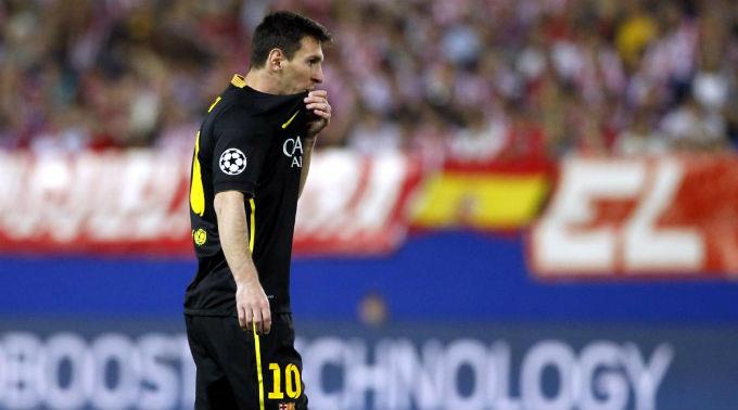 Symbolfigur des Scheiterns im Champions-League-Viertelfinal: Lionel Messi.