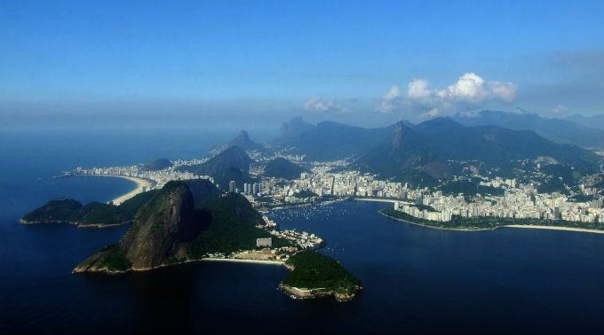 Blick auf Rio de Janeiro.