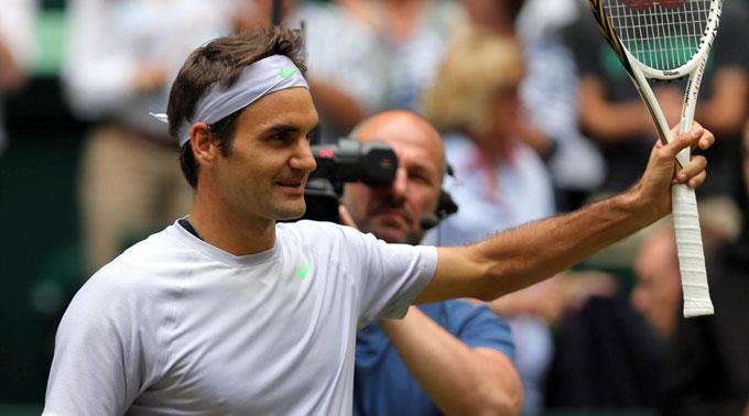 Roger Federer trifft im Final auf Alejandro Falla. (Archivbild)