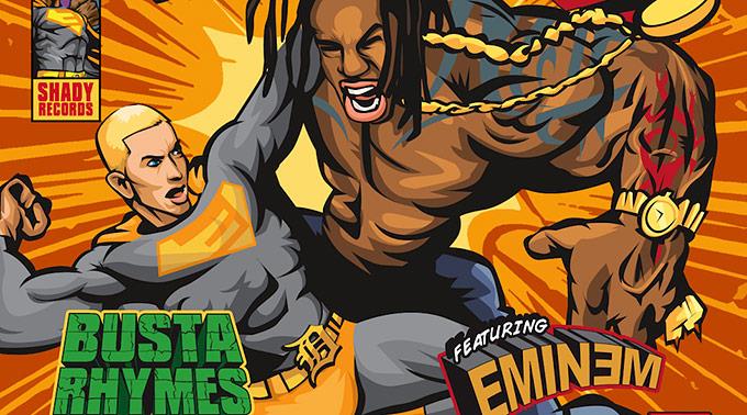 Rap-Schwergewichte treffen aufeinander: Busta Rhymes und Eminem.