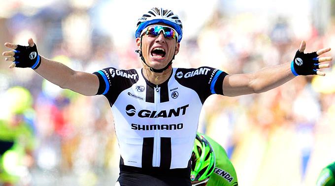 Marcel Kittel gewinnt seine zweite Tour de France Etappe.