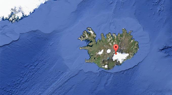 Der Vulkan Bárdarbunga ist der zweithöchste Berg Islands.