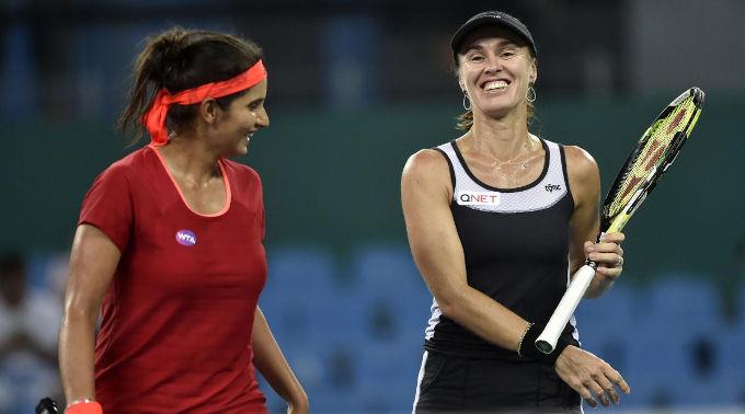 Martina Hingis und Sania Mirza sind im Moment nicht aufzuhalten.