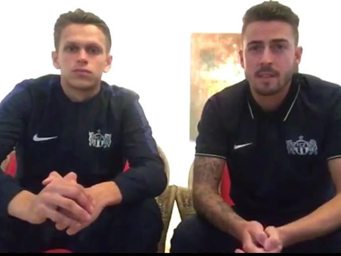 Armin Alesevic und Marco Schönbächler haben sich per Videobotschaft aus dem FCZ-Trainingslager zu Wort gemeldet.