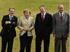 Romano Prodi, Angela Merkel, Tony Blair und Jacques Chirac (vlnr).