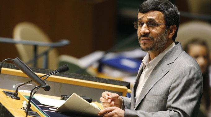 Mahmud Ahmadinedschad, Präsident des Irans.